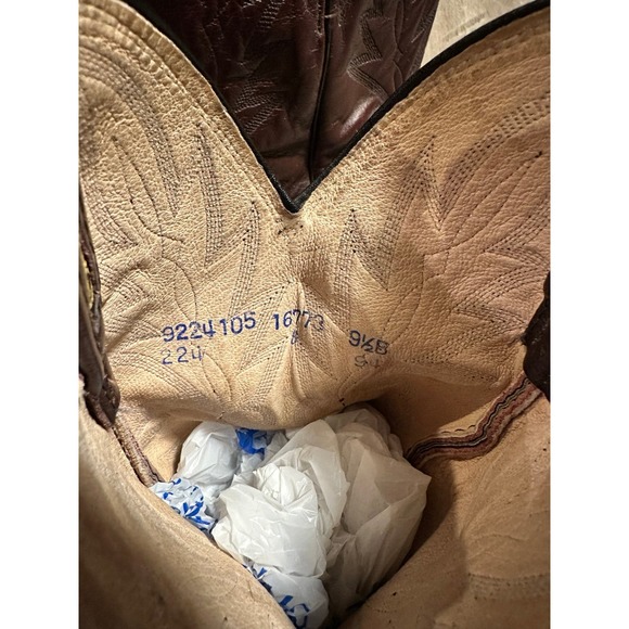 Dan Post Cowboy Western Men’s Boots Size 9.5 - Picture 4 of 4